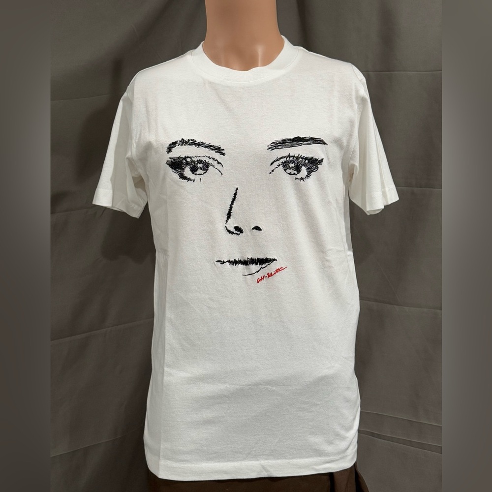 OFF-WHITE Woman Gaze/Pivot Tee Shirt White XS